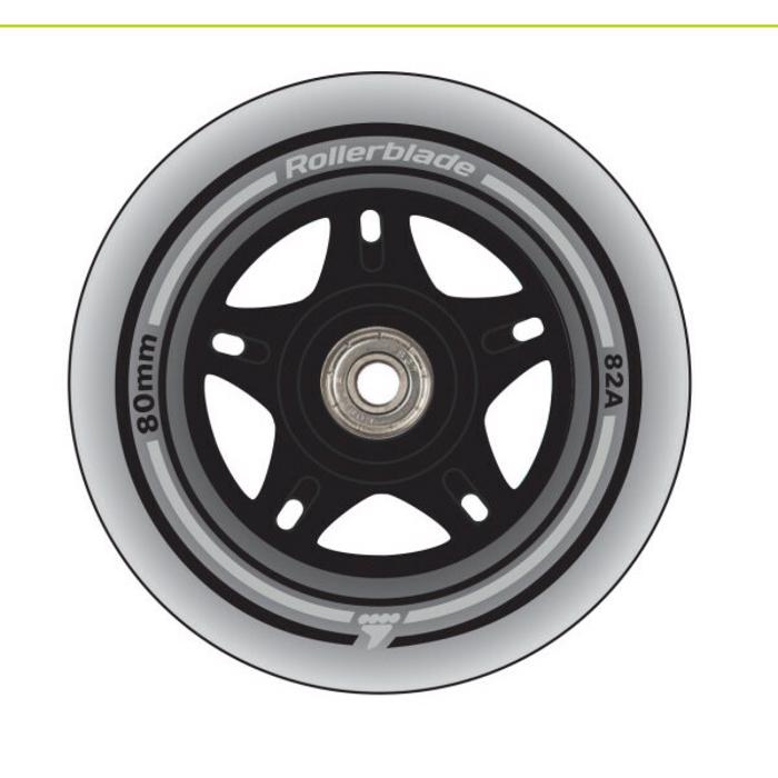 ROLLERBLADE 80xil./SG7 Roda kai Rouleman - Diafano