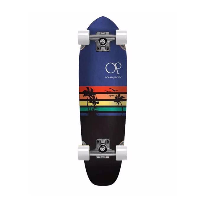 OCEAN PACIFIC sunset cruiser skateboard 8.5'' - Navy/Black