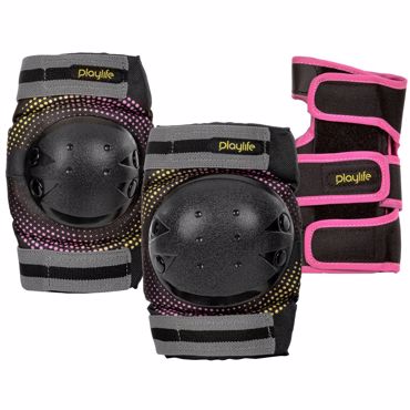 PLAYLIFE Joker Yellow Glow Παιδικά Προστατευτικά - Μαύρο/Κίτρινο