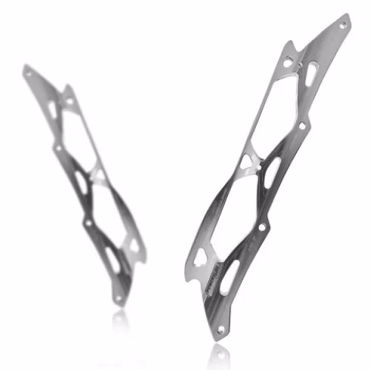 POWERSLIDE Double Inline Skate Frames Along x 12,4-4X100-195mm - Silver