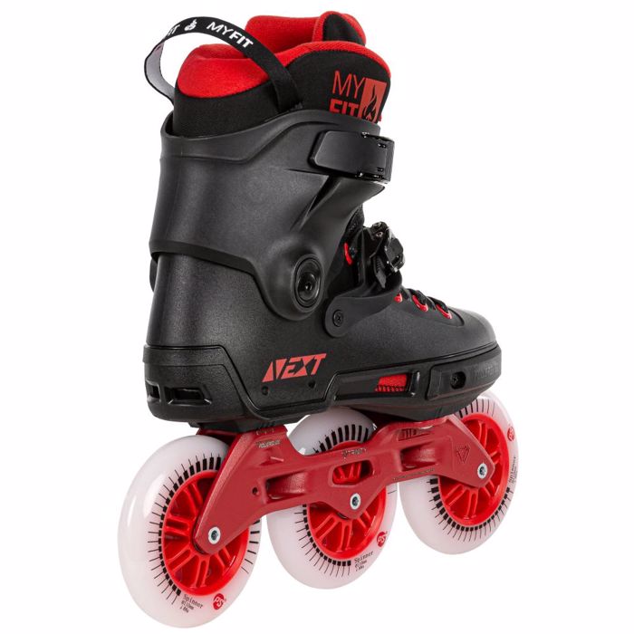 POWERSLIDE Next Black Red 110 Urban Patinia - Mavro/Kokkino