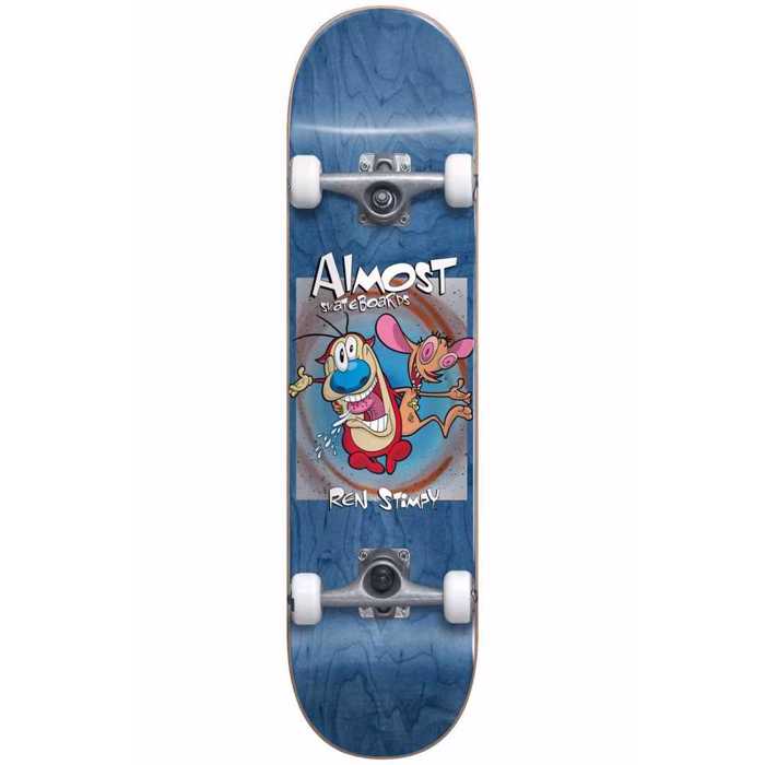 ALMOST Ren & Stimpy Boxed Premium Complete Skateboard 8.0'