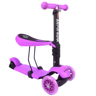 Athlopaidia Scooter 3 in 1 - Purple