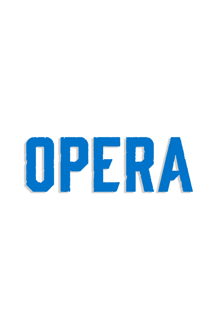 OPERA Vinyl Die-Cut Sticker 5 Pk - Ble