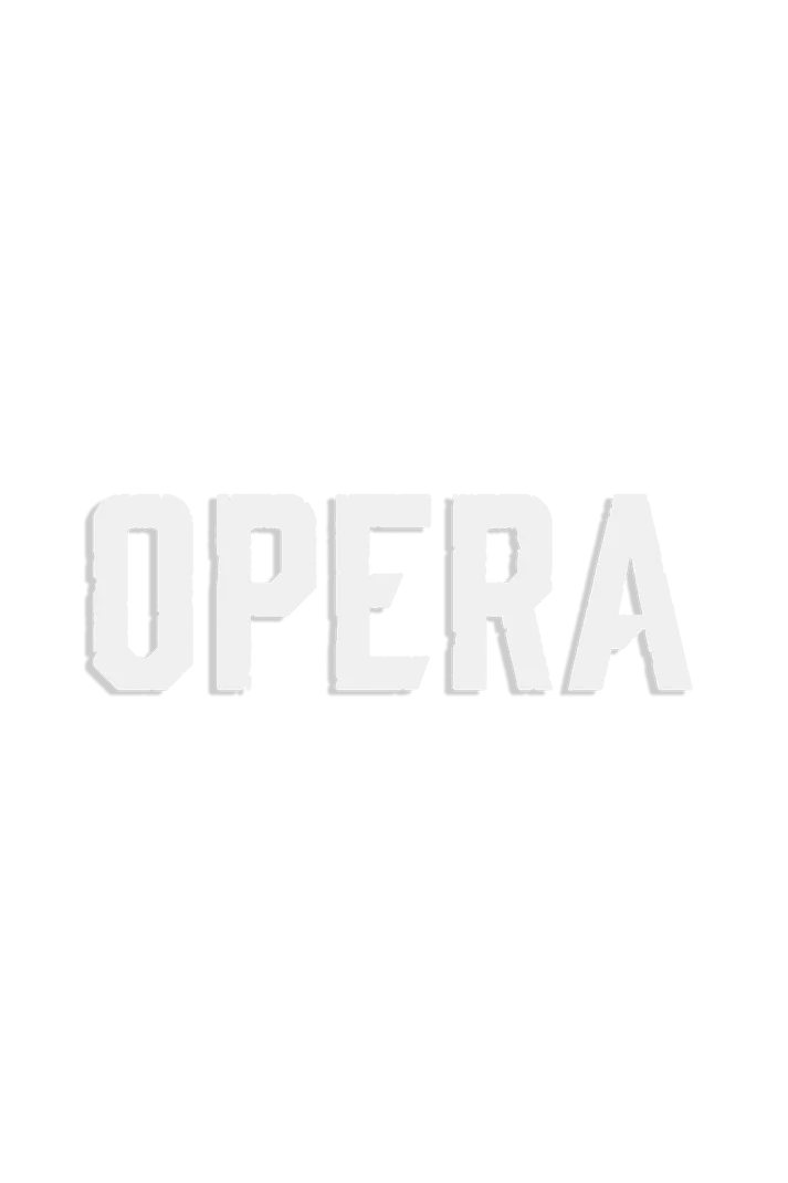 OPERA Vinyl Die-Cut Sticker 5 Pk - Lefko