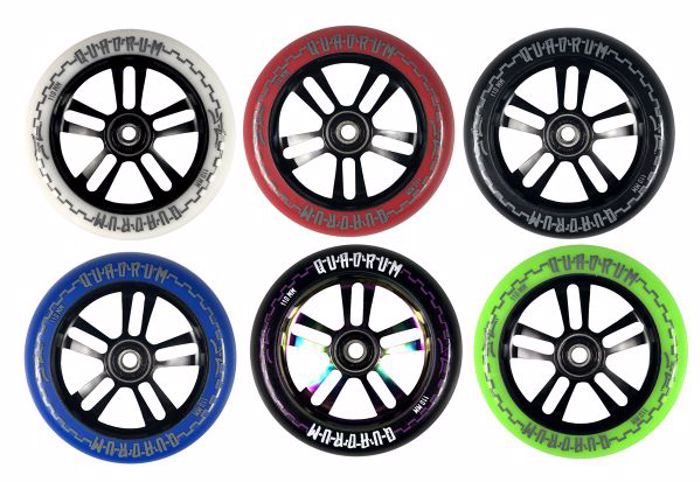 AO SCOOTERS Roda Quadrum V3 5-hole - Prasino
