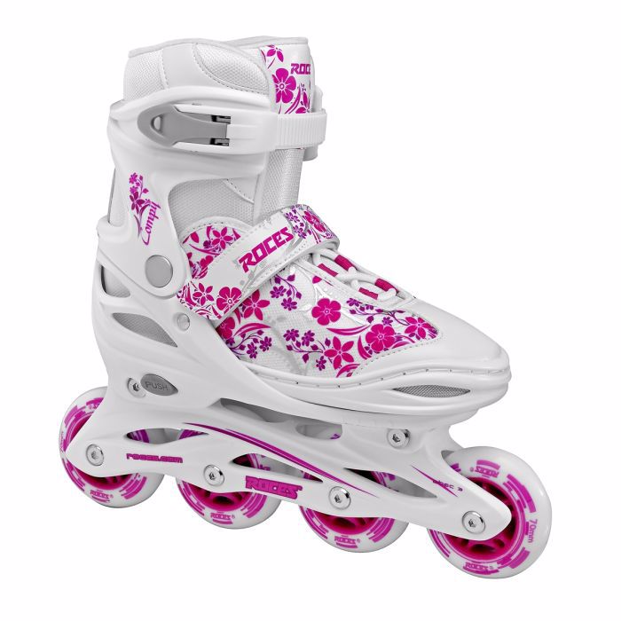 ROCES Compy 8.0 Girl Afxomeioumena Patinia - Lefko/Bioleti