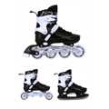 3K Afxomeioumena Patinia/Roller Skates/Pagpedila 3 se 1 - Mavro