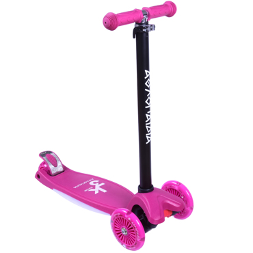 ATHLOPAIDIA Scooter With Illuminated Base And Wheels - Fuchsia