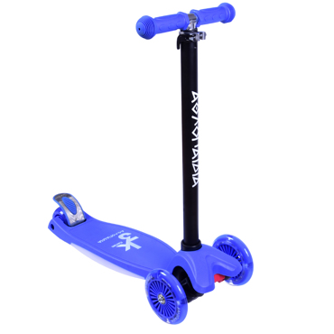 ATHLOPAIDIA Scooter With Illuminated Base And Wheels - Blue