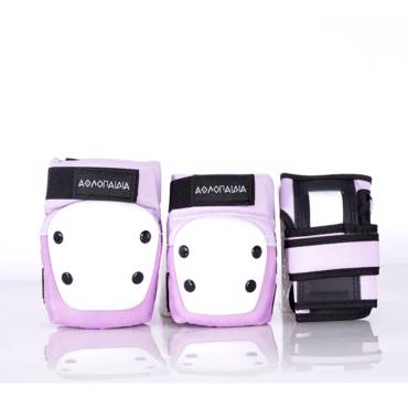 ATHLOPAIDIA Kids Protection Set - Pink