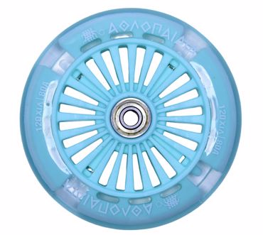 ATHLOPAIDIA Front Led Wheel With Bearing 120mm For Scooter 61215 - Mint