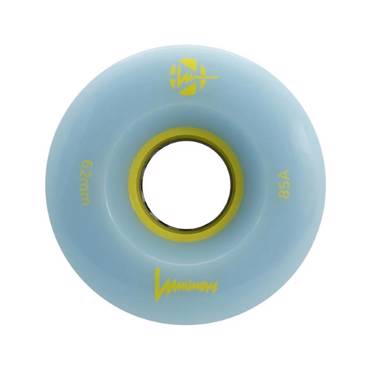 LUMINOUS Led Quads Wheels 62mm/85A - Light Blue/Yellow