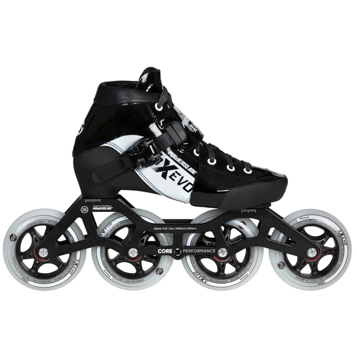 POWERSLIDE Evo 3x Afxomeioumena Patinia - Mavro/Lefko