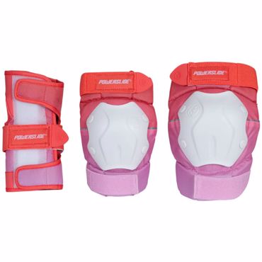 POWERSLIDE Standard Women Set Red Pink Set Protection - Red/Pink