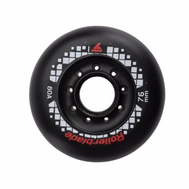 ROLLERBLADE Apex 76χιλ./80Α Ροδάκια - Μαύρο