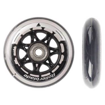 ROLLERBLADE Wheels with Bearings SG7 - Black