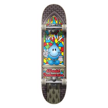 WORLD INDUSTRIES Wet Willy V2 Mini Complete Skateboard 6.75'' - White/Blue