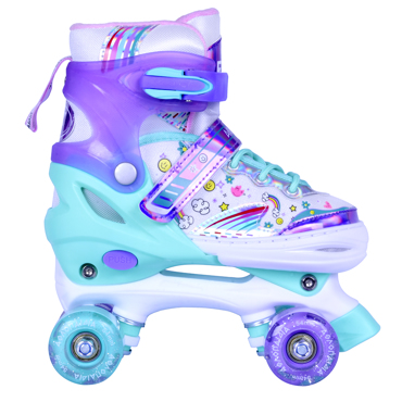 ATHLOPAIDIA Adjustable Roller Skates - Mint