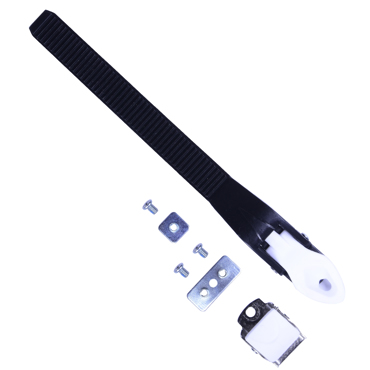 ATHLOPAIDIA Strap & Buckle for adjustable inline skates - Black