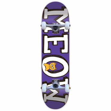 MEOW Logo Complete Skateboard 8.25'' - Purple