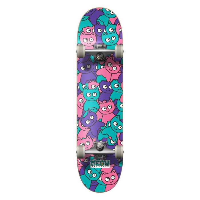 MEOW Sticker Pile Complete Skateboard Classic 7.75''