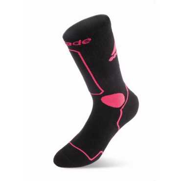 ROLLERBLADE Skate Socks for Women - Black/Pink ROLLERBLADE Skate Socks for Women - Black/Pink