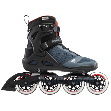 ROLLERBLADE  Macroblade 90 Orion Inline Skates - Blue/Spicy Orange ROLLERBLADE  Macroblade 90 Orion Inline Skates - Blue/Spicy Orange