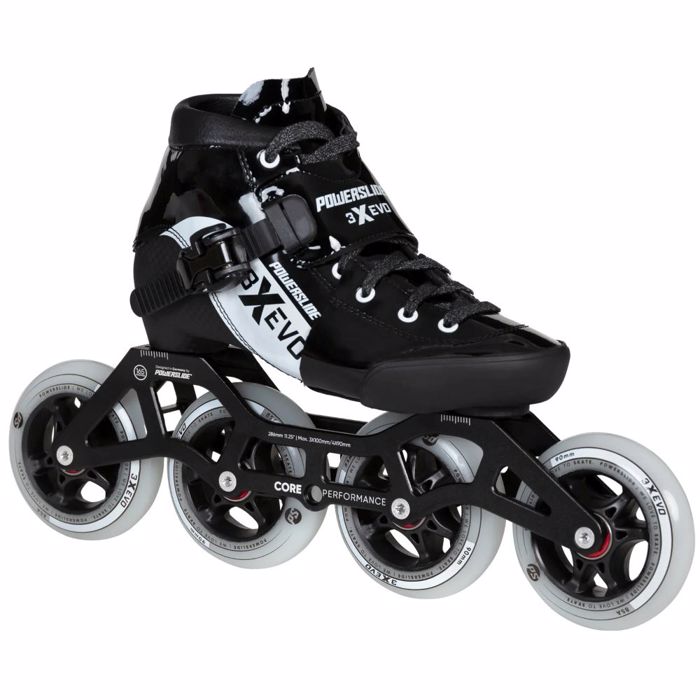 POWERSLIDE Evo 3x Afxomeioumena Patinia - Mavro/Lefko