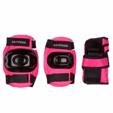 ATHLOPAIDIA Kids Protection Set - Fuchsia