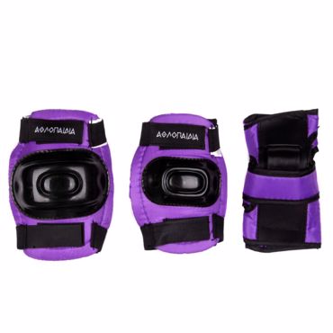 ATHLOPAIDIA Kids Protection Set - Purple