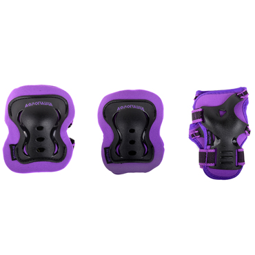 ATHLOPAIDIA Kids Protection Set - Purple