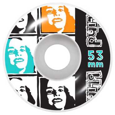 BLIND Psychedelic Multi Girl 53mm Wheels - Black