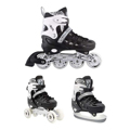 AThLOPAIDIA 10305 Afxomeioumena Patinia/Roller Skates/Pagpedila 3 se 1 - Mavro