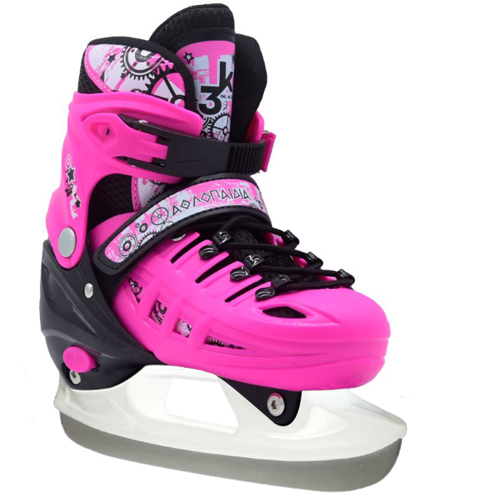 AThLOPAIDIA 10305 Afxomeioumena Patinia/Roller Skates/Pagpedila 3 se 1 - Roz