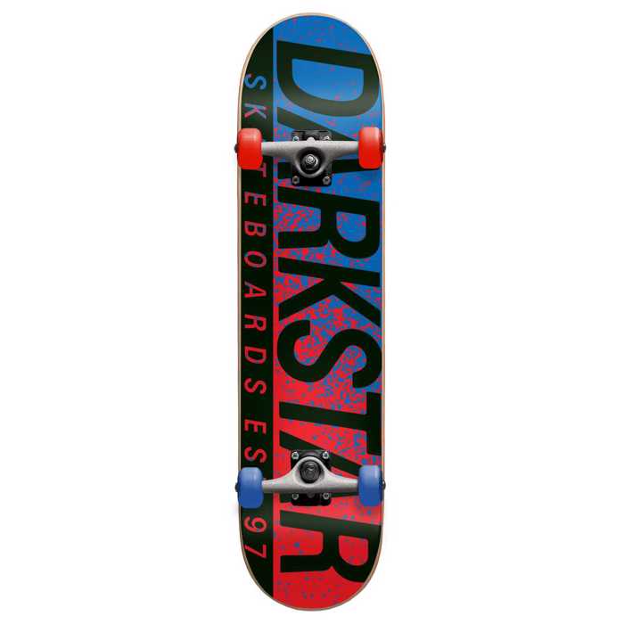 DARKSTAR Wordmark FP Complete Skateboard 8'' - Red/Blue