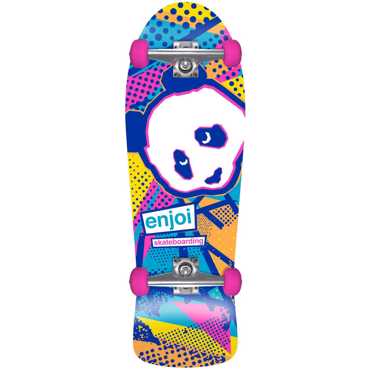 ENJOI 1985 Called Resin Premium Cruiser Complete Skateboard 30'' - Multi Blue