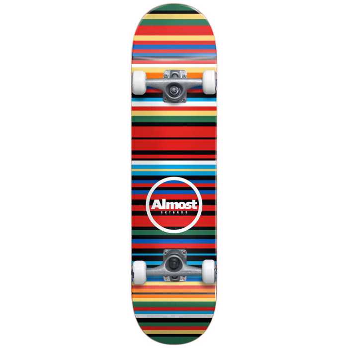 ALMOST Thin Strips FP Complete Skateboard 7.75'' - Mavro