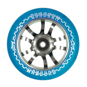AO SCOOTERS Quadrum Clear Wheel 115mm - Blue AO SCOOTERS Quadrum Clear Wheel 115mm - Blue
