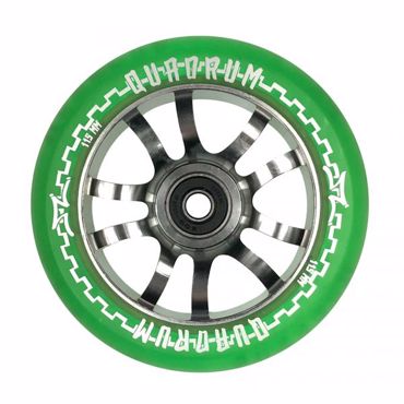 AO SCOOTERS Quadrum Clear Wheel 115mm - Green AO SCOOTERS Quadrum Clear Wheel 115mm - Green