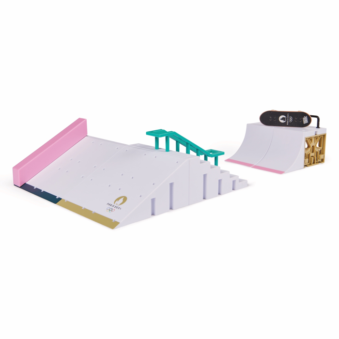 Tech Deck Shane O' Neill's olympic games Paris 2024 X-Connect Park Creator  - 1 miniatoura troxosanida kai rampa
