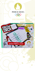 Tech Deck Shane O' Neill's olympic games Paris 2024 X-Connect Park Creator  - 1 miniatoura troxosanida kai rampa