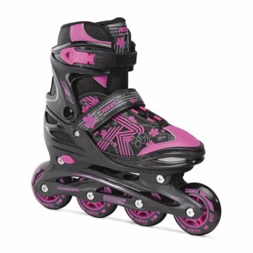 ROCES jokey 3.0 girl adjustable inline Skate - Black/Pink