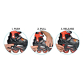 ROCES jokey 3.0 girl afxomeioumena patinia - Mavro/Roz