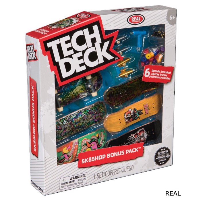 TECH DECK Sk8 shop bonus pack (perilambanei 6 sanidakia)