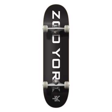 ZOO YORK OG 95 Logo Block  Complete Skateboard 7.75'' - Μαύρο/Λευκό ZOO YORK OG 95 Logo Block  Complete Skateboard 7.75'' - Μαύρο/Λευκό