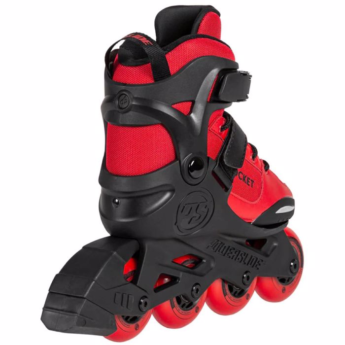 POWERSLIDE Rocket Red adj. Inline Skates - Black/Red POWERSLIDE Rocket Red adj. Patinia - Mavro/Kokkino