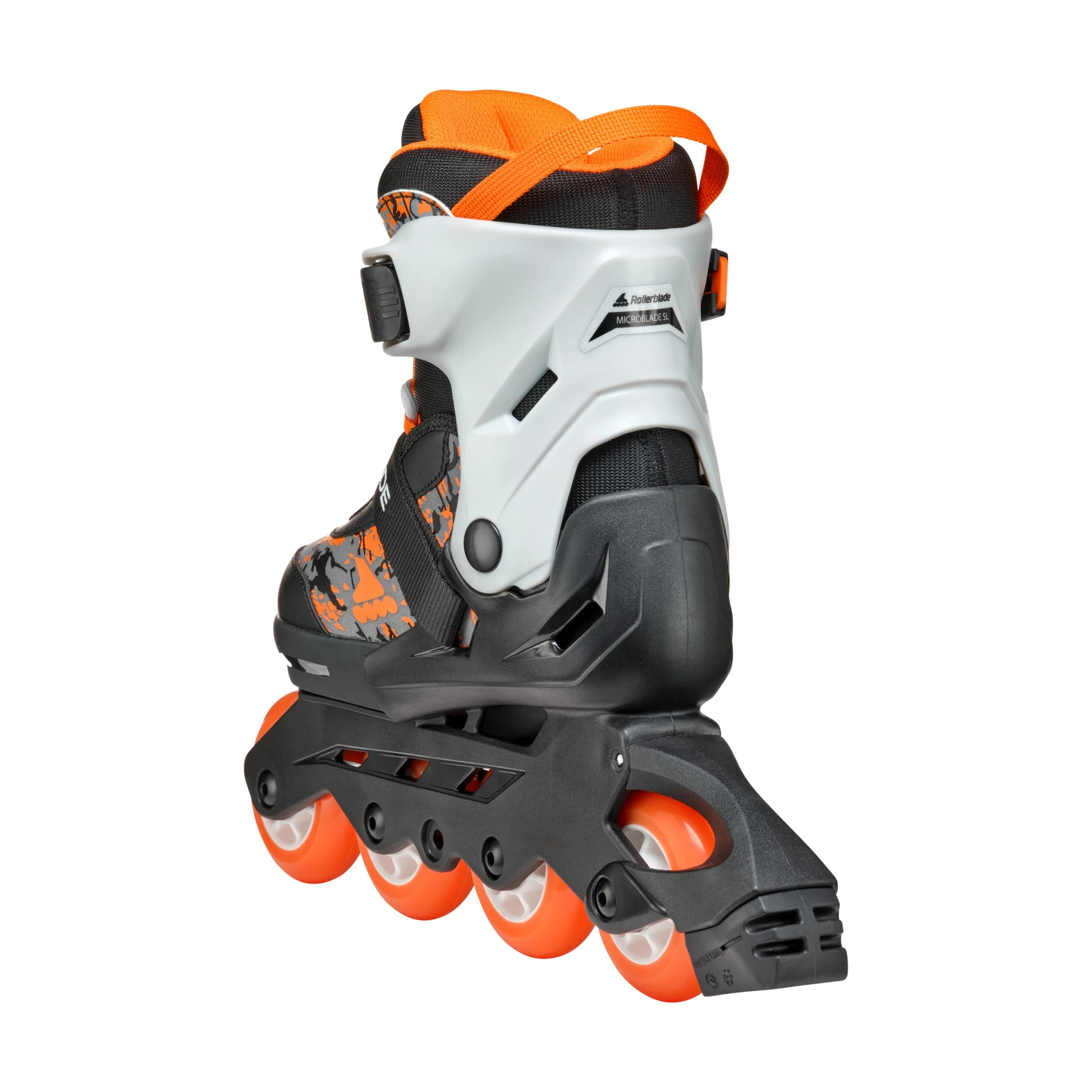 ROLLERBLADE Microblade SL Afxomeioumena Patinia - Mavro/Portokali