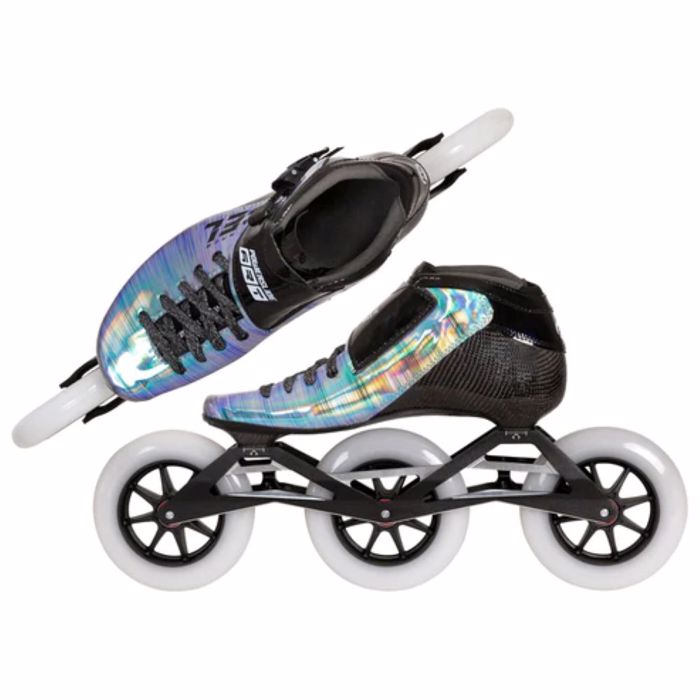 POWERSLIDE ACCEL Race Reflective 125 Patinia - Chrome Mirror