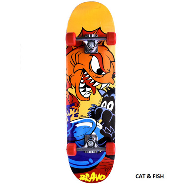 ATHLOPAIDIA narrow complete skateboard No 2